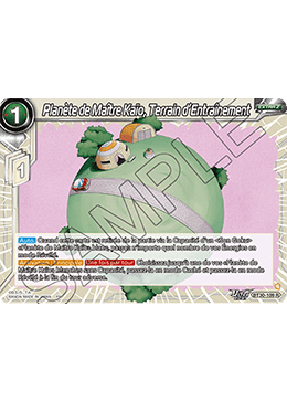 Planète de Maître Kaïo, Terrain d’Entraînement