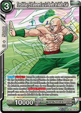 Tenshinhan, Entraînement sur la Planète de Maître Kaïo