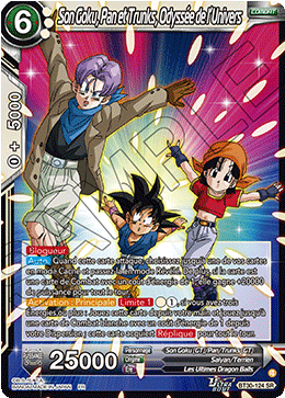 Son Goku, Pan et Trunks, Odyssée de l’Univers