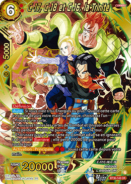 C-17, C-18 et C-16, la Trinité