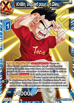 Krillin, Inquiet pour un Dieu
