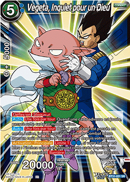 Vegeta, Inquiet pour un Dieu