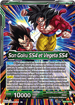 Son Goku SS4 et Vegeta SS4
