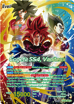 Gogeta SS4, Vaniteux