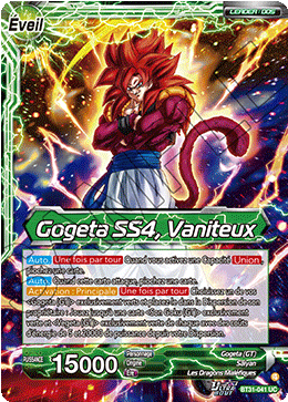 Gogeta SS4, Vaniteux