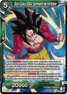 Son Goku SS4, Serment de Victoire