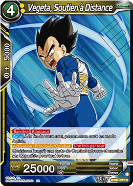 Vegeta, Soutien à Distance