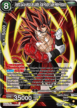 Vegetto SS4 au-dessus des Limites, Éclair Pourpre, Super Pleine Puissance