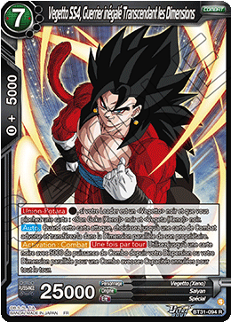 Vegetto SS4, Guerrier inégalé Transcendant les Dimensions