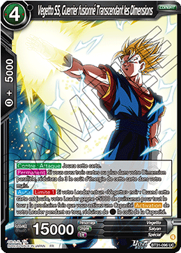 Vegetto SS, Guerrier fusionné Transcendant les Dimensions