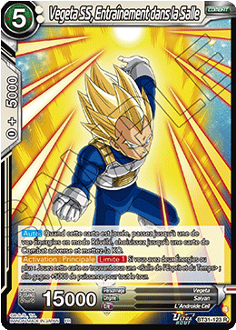 Vegeta SS, Entraînement dans la Salle