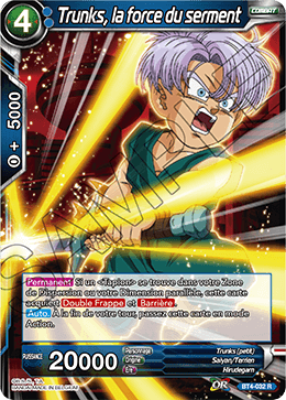 Trunks, la force du serment