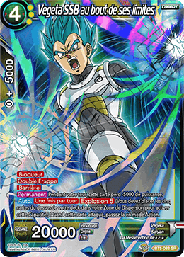 Vegeta SSB au bout de ses limites