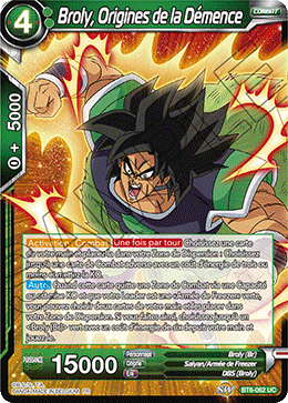 Broly, Origines de la Démence