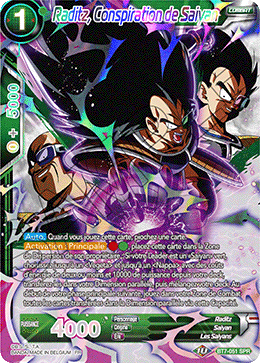 Raditz, Conspiration de Saiyan