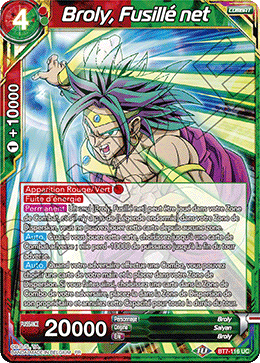 Broly, Fusillé net