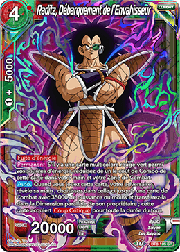 Raditz, Débarquement de l’Envahisseur