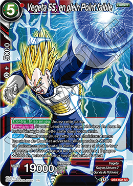 Vegeta SS, en plein Point faible