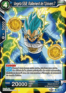 Vegeta SSB, Ralliement de l’Univers 7