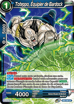 Toteppo, Équipier de Bardock