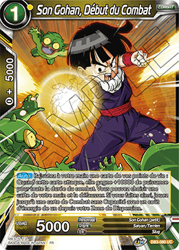 Son Gohan, Début du Combat