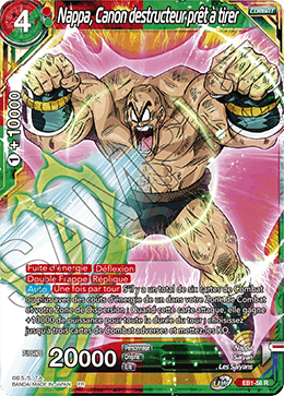 Nappa, Canon destructeur prêt à tirer