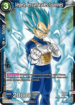 Vegeta, les camarades fusionnés