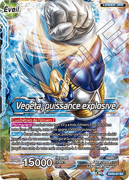 Vegeta, puissance explosive