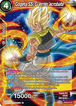 Gogeta SS, Guerrier acrobate