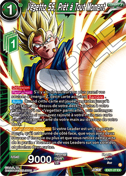 Vegetto SS, Prêt à Tout Moment