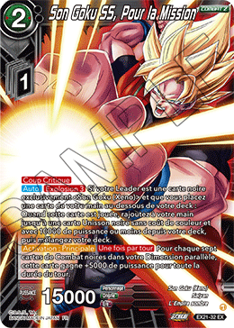 Son Goku SS, Pour la Mission