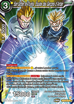 Son Goten et Trunks, Équipe des Garçons d’Antan