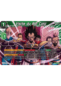 Visite du Roi Cold