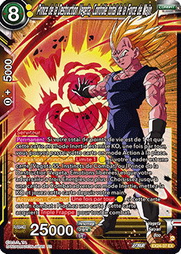 Prince de la Destruction Vegeta, Contrôle total de la Force de Majin