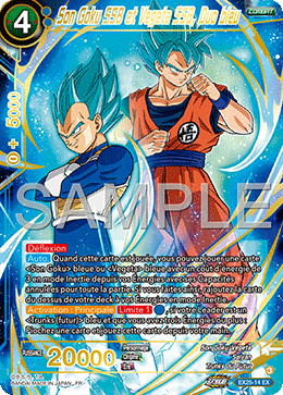 Son Goku SSB et Vegeta SSB, Duo bleu
