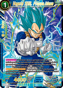Vegeta SSB, Frappe bleue