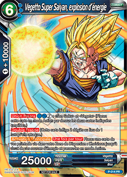 Vegetto Super Saiyan, explosion d’énergie