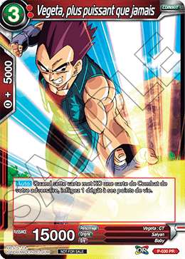 Vegeta, plus puissant que jamais