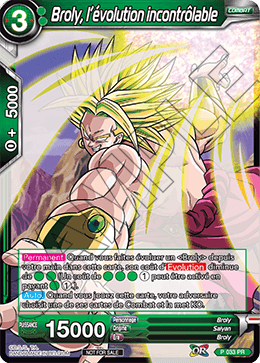 Broly, l’évolution incontrôlable