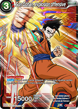 Son Gohan, explosion offensive