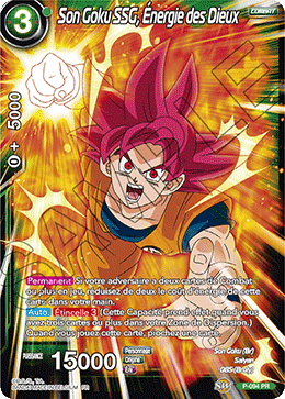 Son Goku SSG, Énergie des Dieux