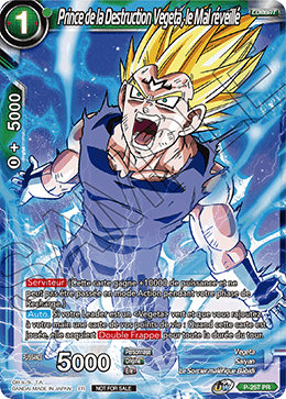 Prince de la Destruction Vegeta, le Mal réveillé