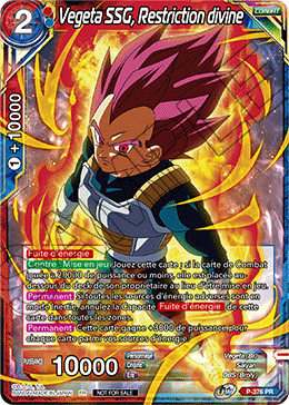 Vegeta SSG, Restriction divine