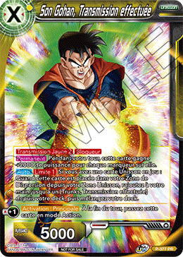 Son Gohan, Transmission effectuée