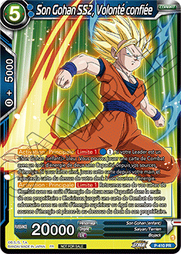 Son Gohan SS2, Volonté confiée