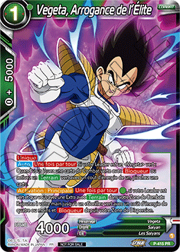 Vegeta, Arrogance de l’Élite