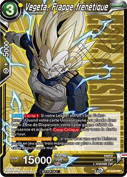 Vegeta, Frappe frénétique