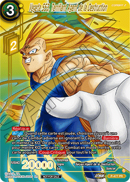 Vegeta SS3, Terrifiant Agent de la Destruction