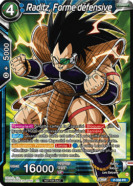 Raditz, Forme défensive