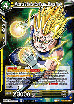 Prince de la Destruction Vegeta, Attaque Finale